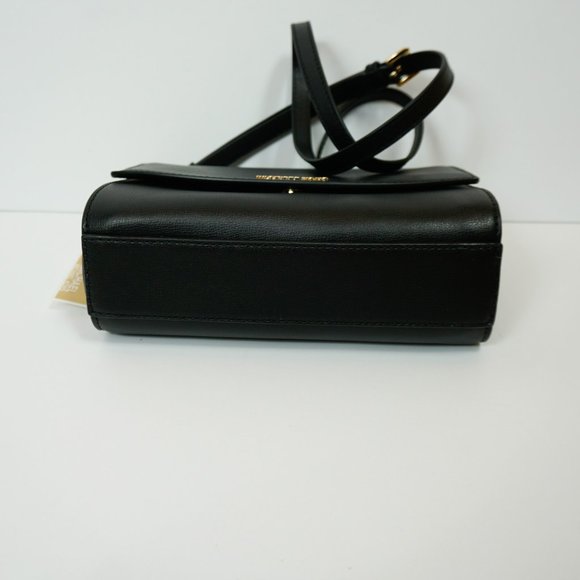 Michael Kors Ellis M Messenger Leather Bag Black - Picture 5 of 12